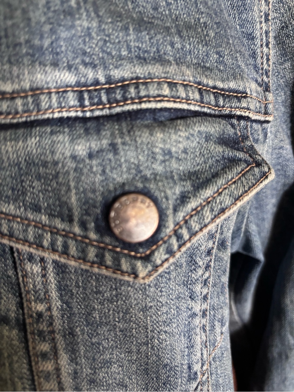 Vintage Authentic Denim Burberry Jacket - Picture 6 of 7